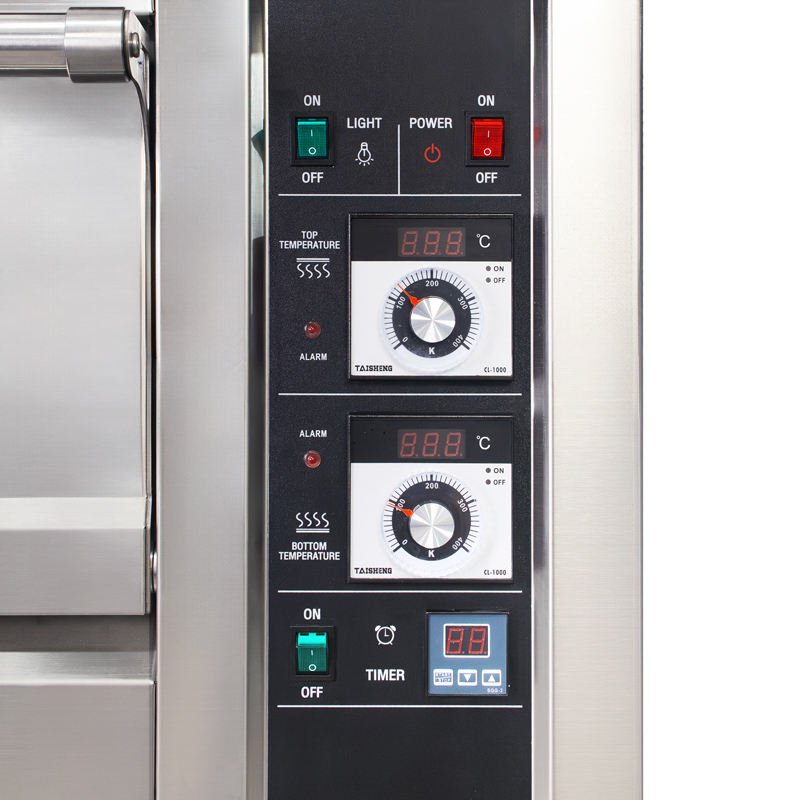 Control panel of the GBO-11 gas baking oven