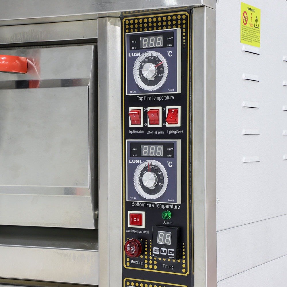 Control panel of the EBO-24 electric baking oven