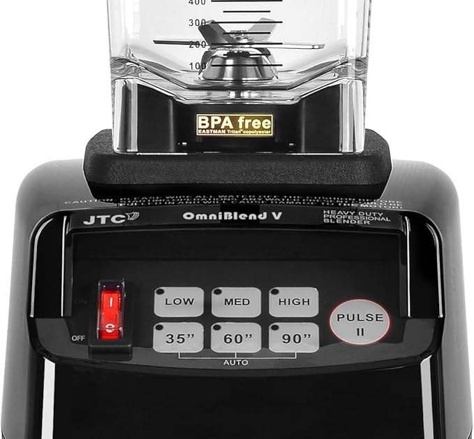 J-T-C OmniBlend V TM-800A Professional Blender, control panel close-up